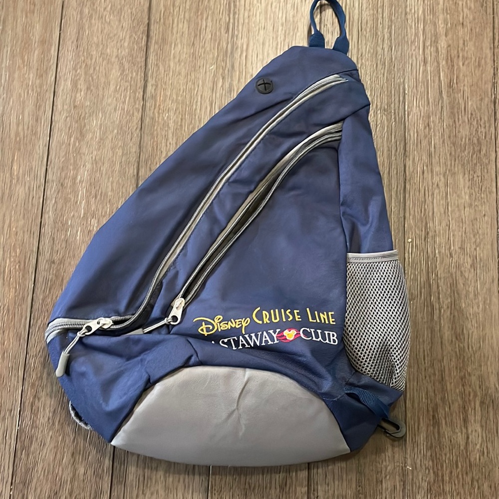 Disney Cruise Line Castaway Club sling bag.